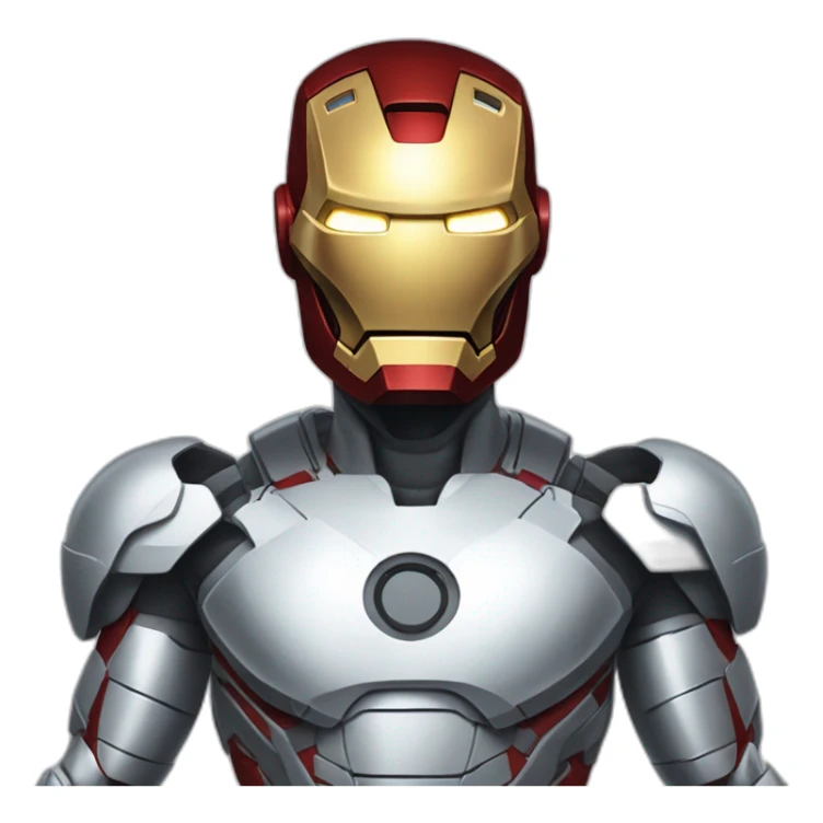 david goggins iron man suit no face mask sticker