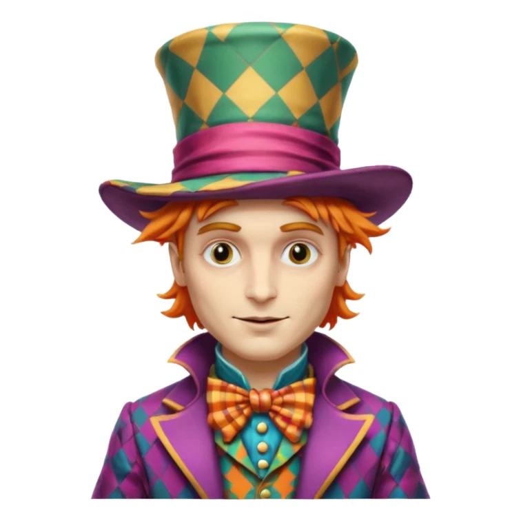 Mad Hatter from Alice in Wonderland movie sticker