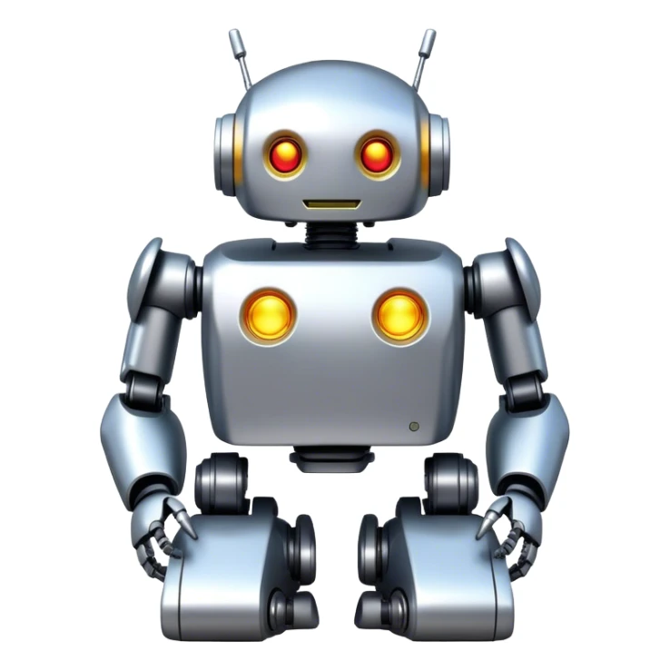 Japanese robot sticker