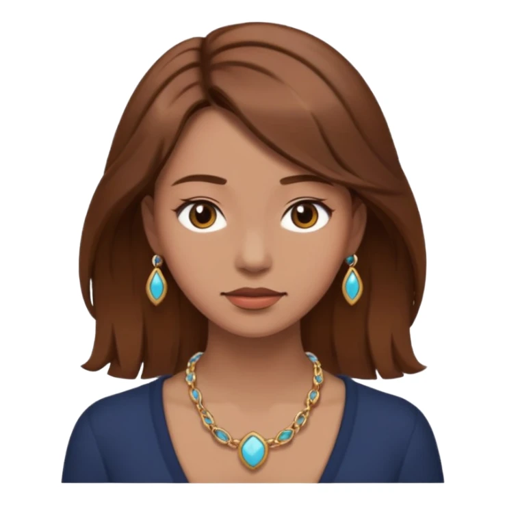 woman surprisingly sensitive and loyal. Still chaotic, but you see how deeply they care under that bold exterior. brown hair sticker
