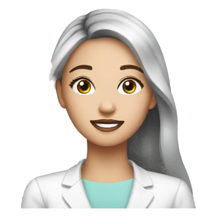 sieun working at the cosmetic company sticker