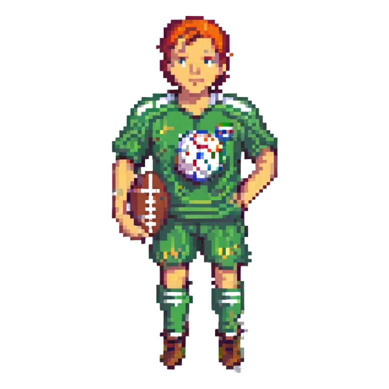 football valve, close-up sticker