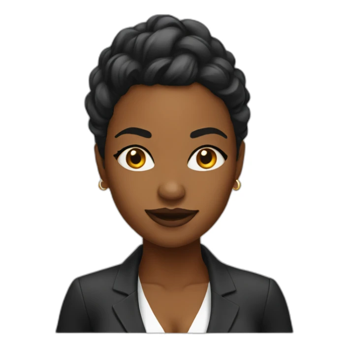 Sassy black woman sticker