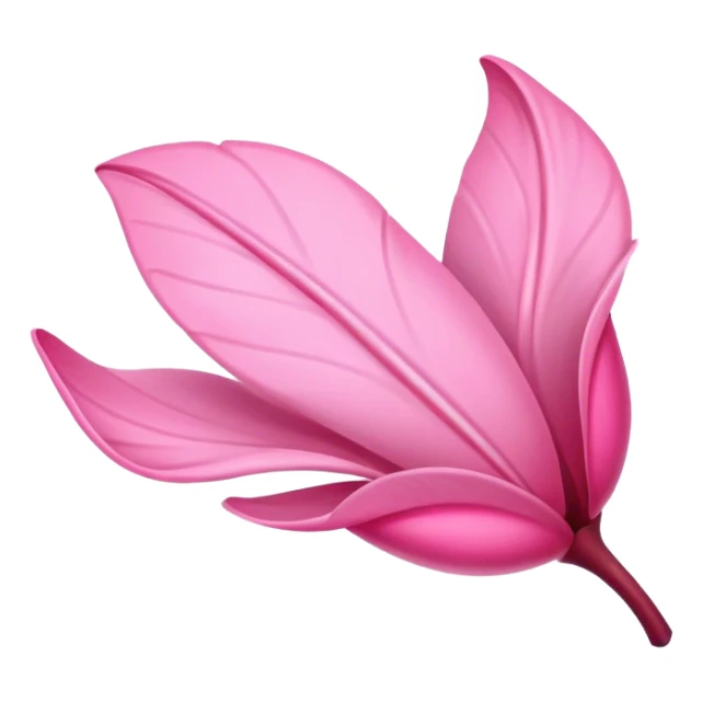Pink petals flying in the air sticker