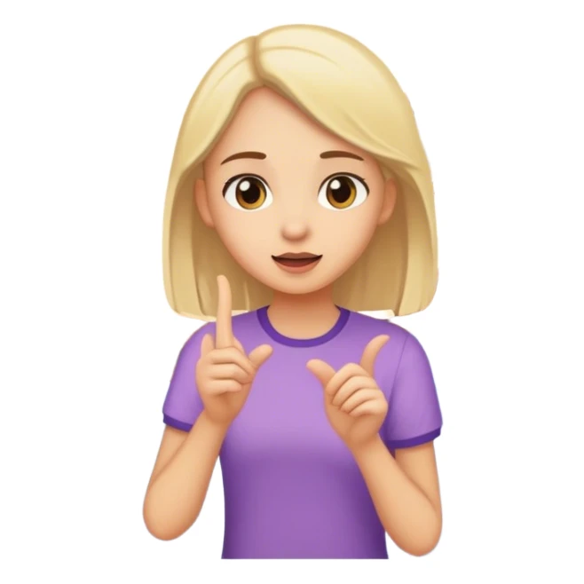 Girl talking in her roomm sticker