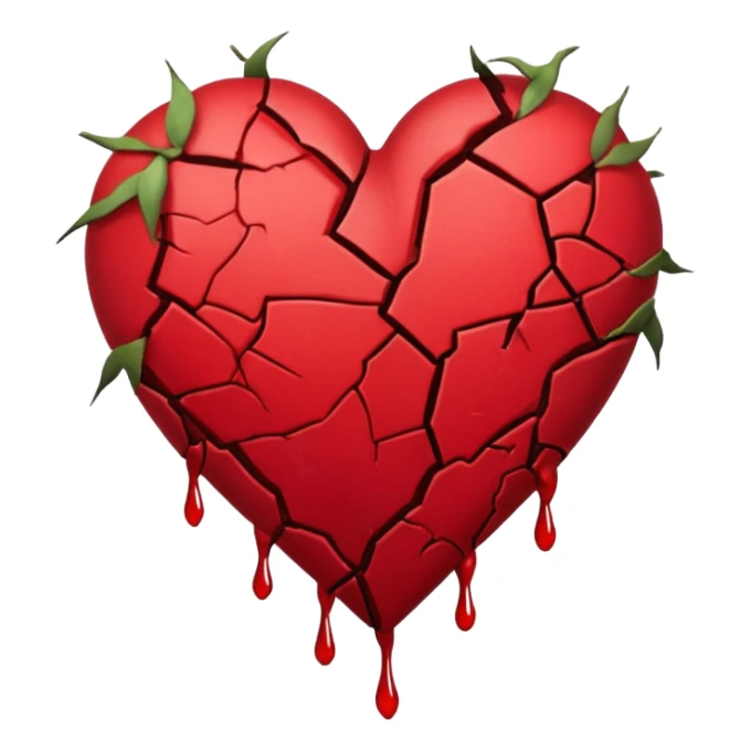 Put The 💔 Emoji And 🥀 Emoji Together In One Image sticker