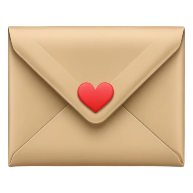 love letter khaki  sticker