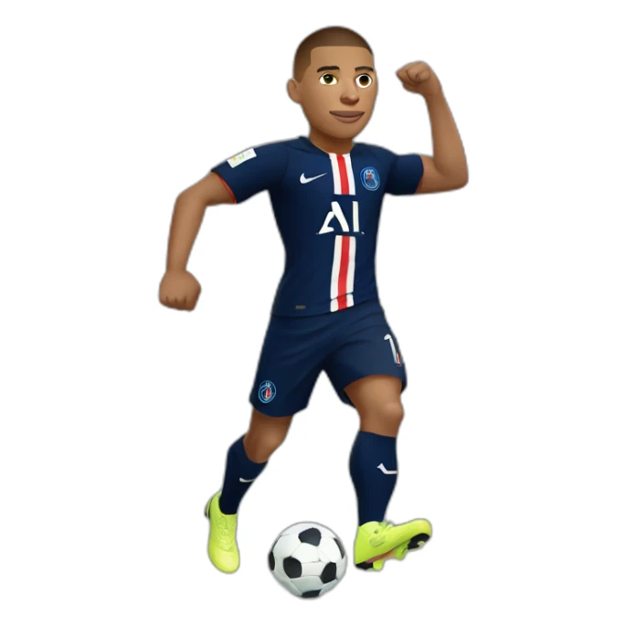 kylian mbappe, psg, buff, world cup, soccer sticker