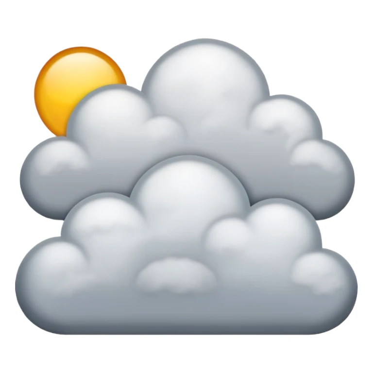 Good morning skies with clouds no sun sticker