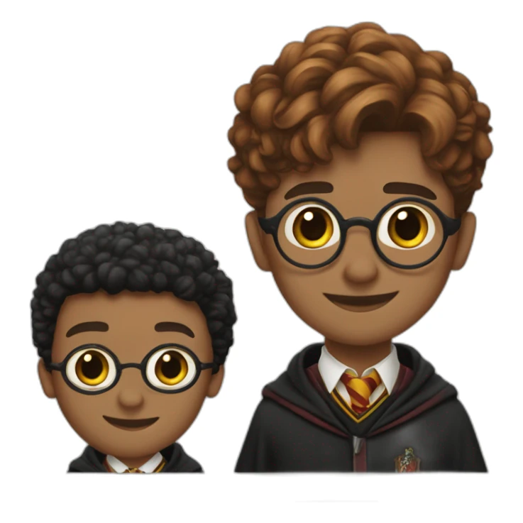 harry potter ron wesley and hemione granger sticker
