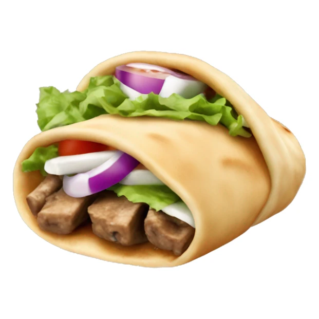 Greek gyro food sticker