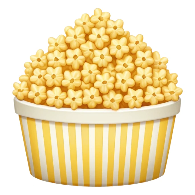 Butter popcorn sticker