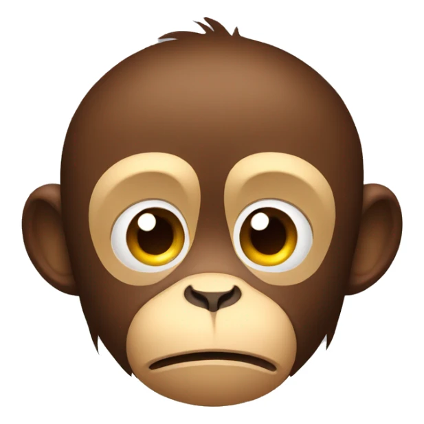 monkey tired sticker