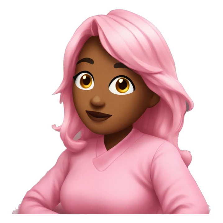 Good Morning with Pink cute vibes sticker