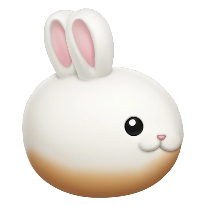 White bun sticker
