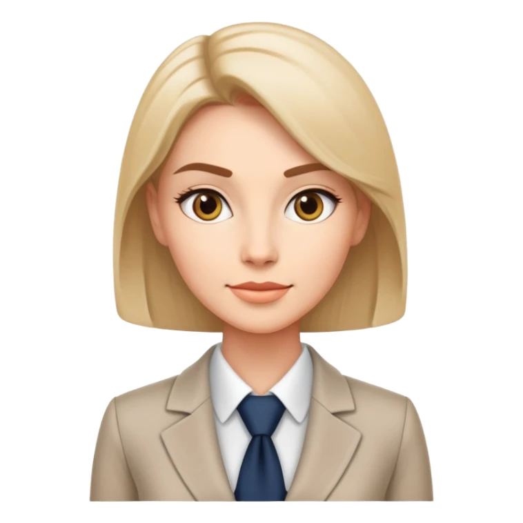 ceo woman confidently wears smart business attire sticker