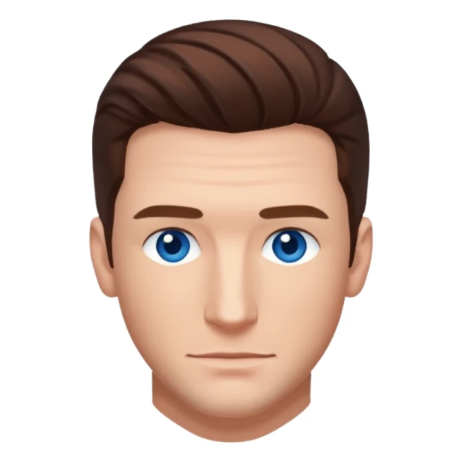 JC Chasez blue eyes, brown hair sticker