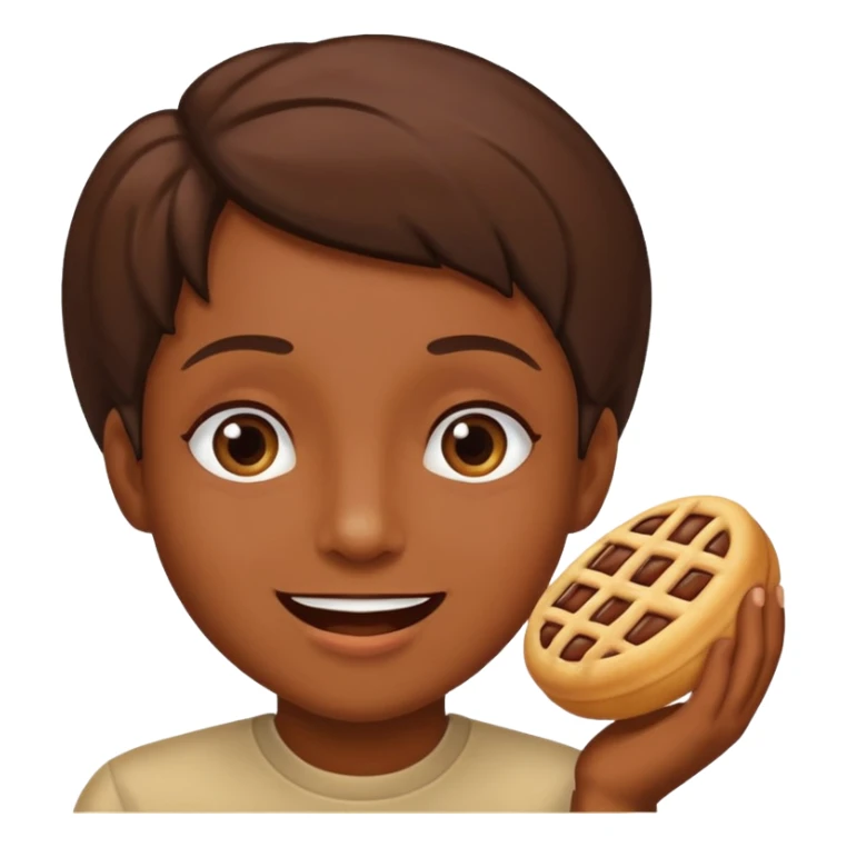 Carita que refleje emoción por algo delicioso sticker