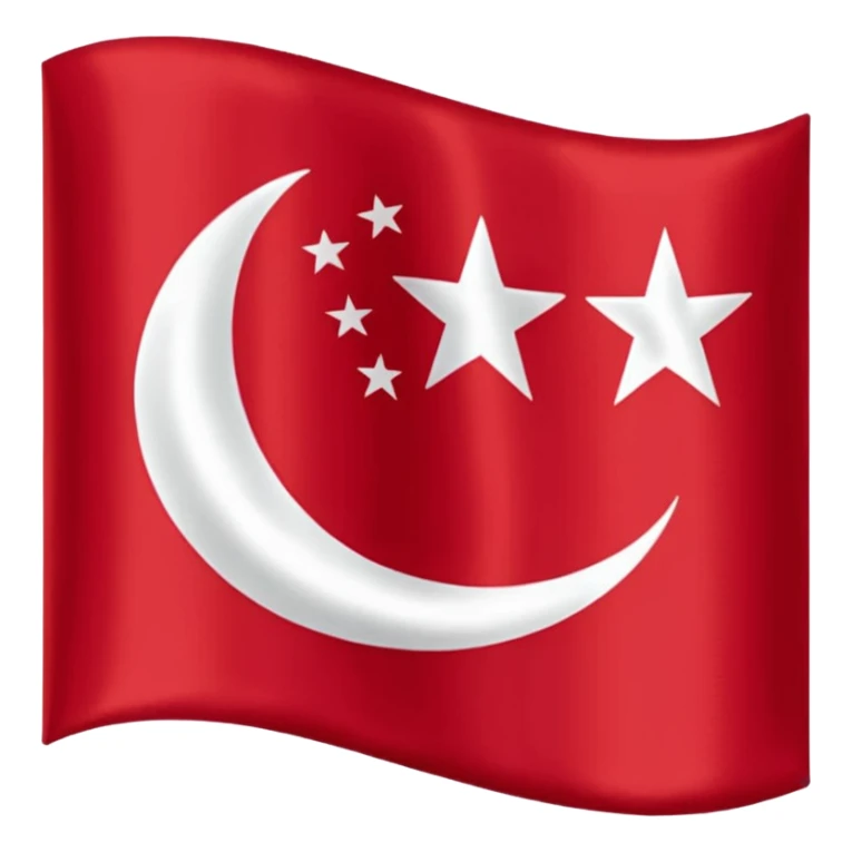 Flag of the Ottoman Empire 1453 sticker