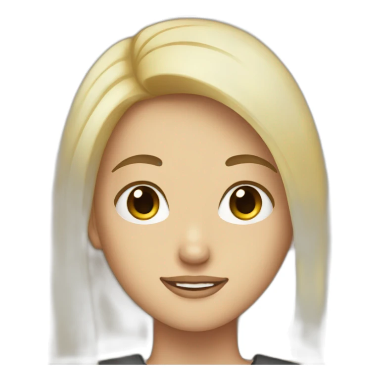 blonde girl and dark haired man sticker