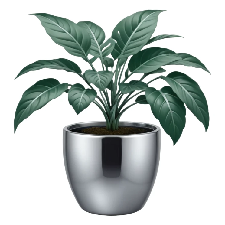 plant in pot style hajime sorayama sticker