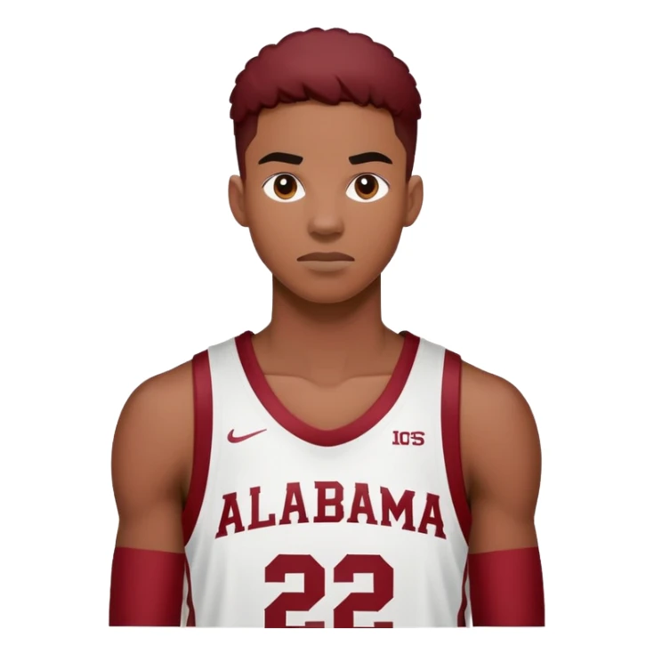 Alabama Crimson Tide, college basketball player sticker