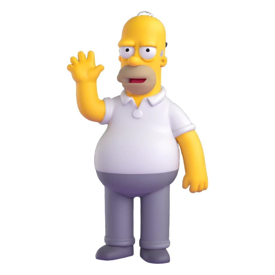Homer Simpson sticker