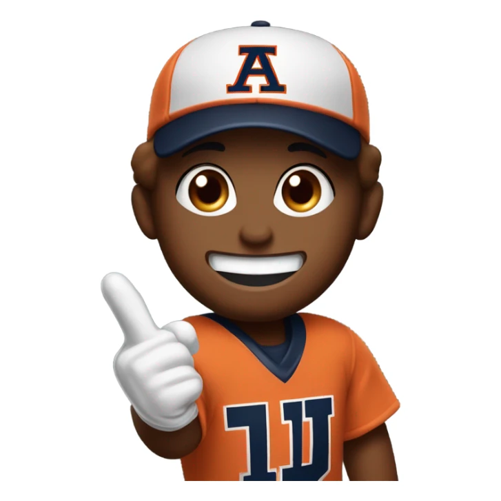 Auburn University super sports fan sticker