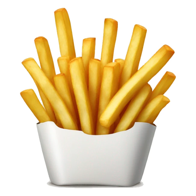 french fries sticker