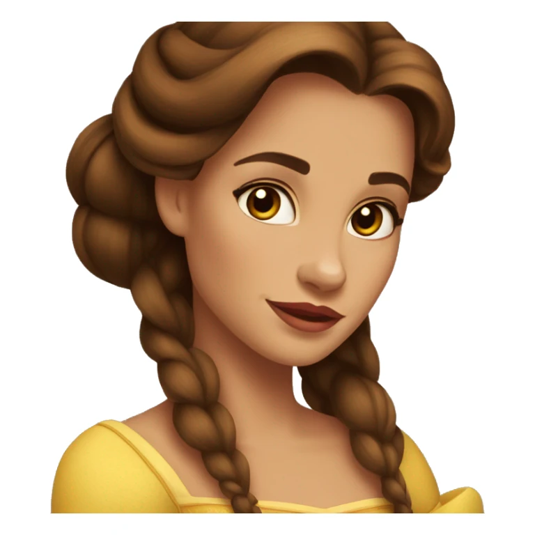 beauty and the beast belle sticker