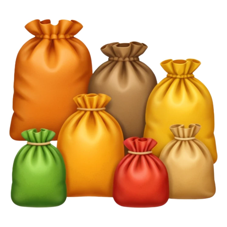 what abot bags with like a food ite in front sticker