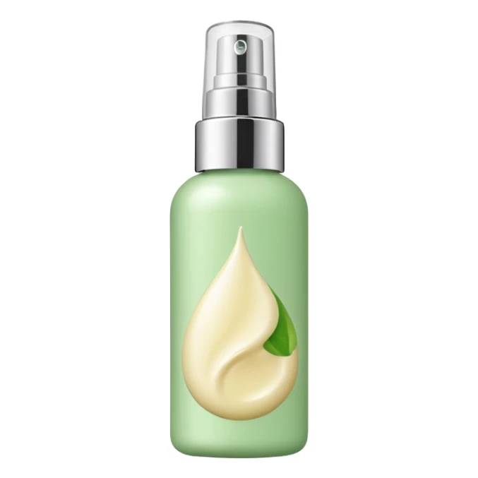green cream skincare spray sticker