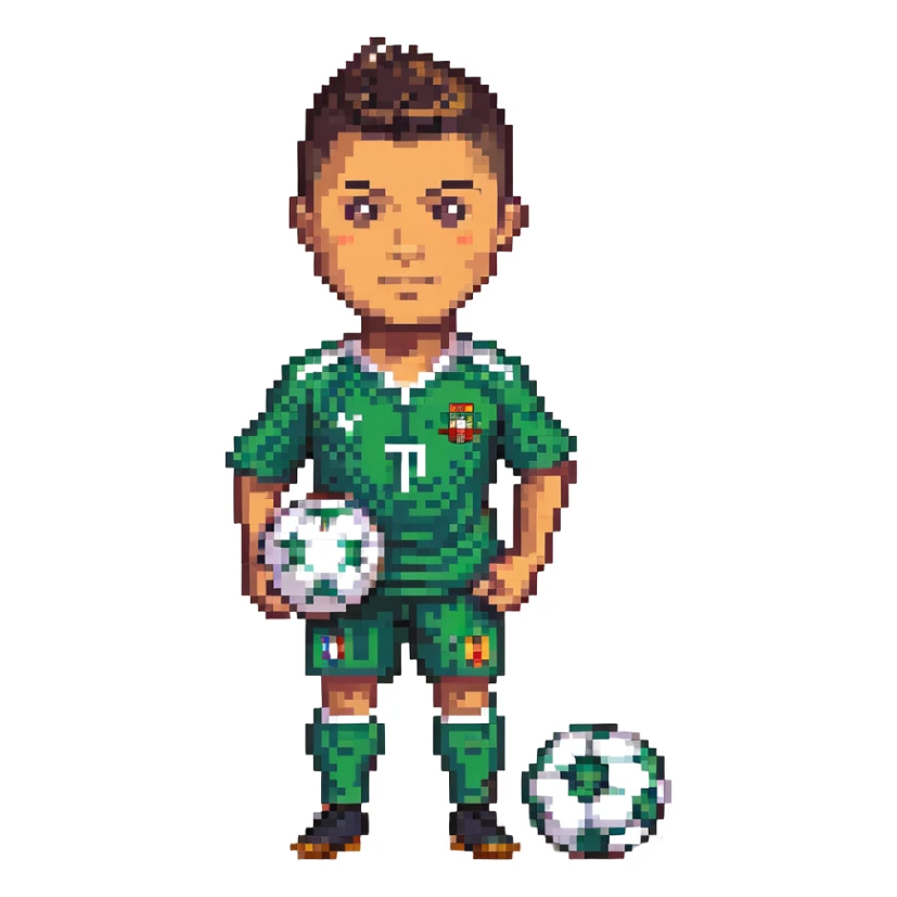 Cristiano Ronaldo iconic footballer sticker