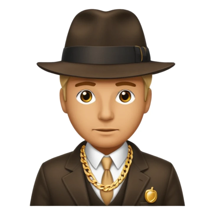 Ola tudo bem que um gangster rico boss sticker