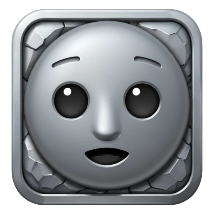 generate ultra realistic aluminum ore sticker