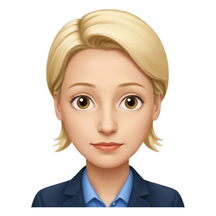 German politician Alice Weidel in a super realistic style sticker