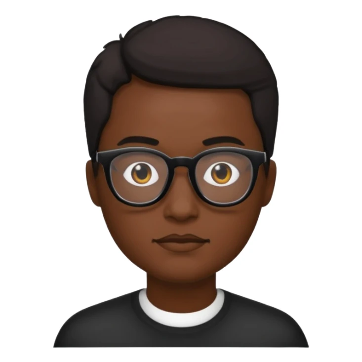 ponle unas gafas negras sticker