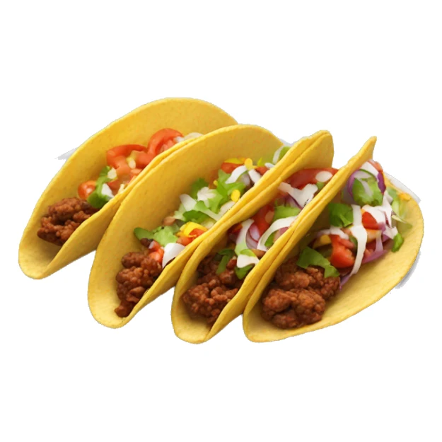 Plate of street tacos sticker