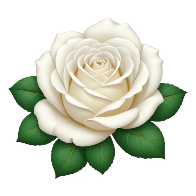 White rose emoji to be copied for instagram  sticker