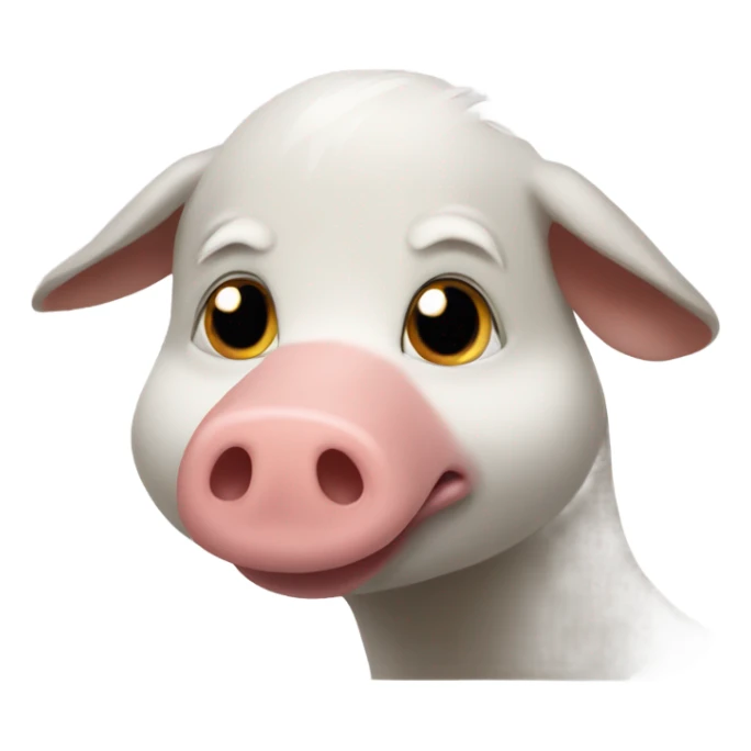 Goose pig and weasel hybrid  sticker