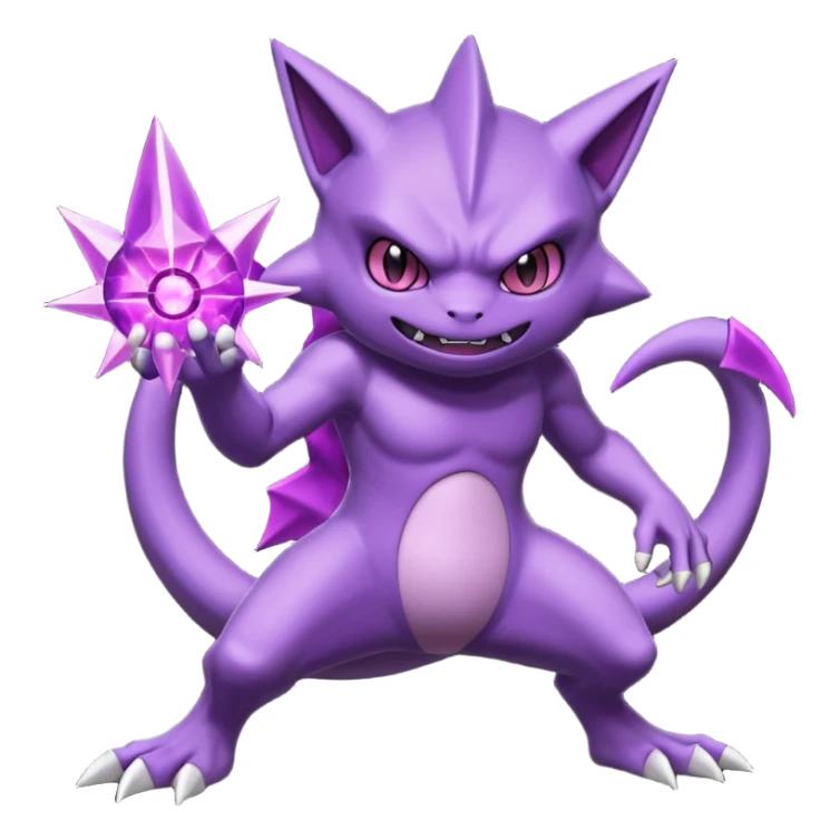 Gengar-Sableye-Mewtwo-Genesect-fusion (full body) sticker