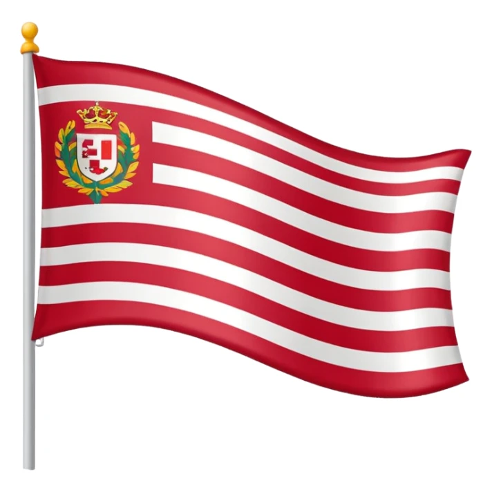 Emoji de la bandera de Málaga, Santander  sticker