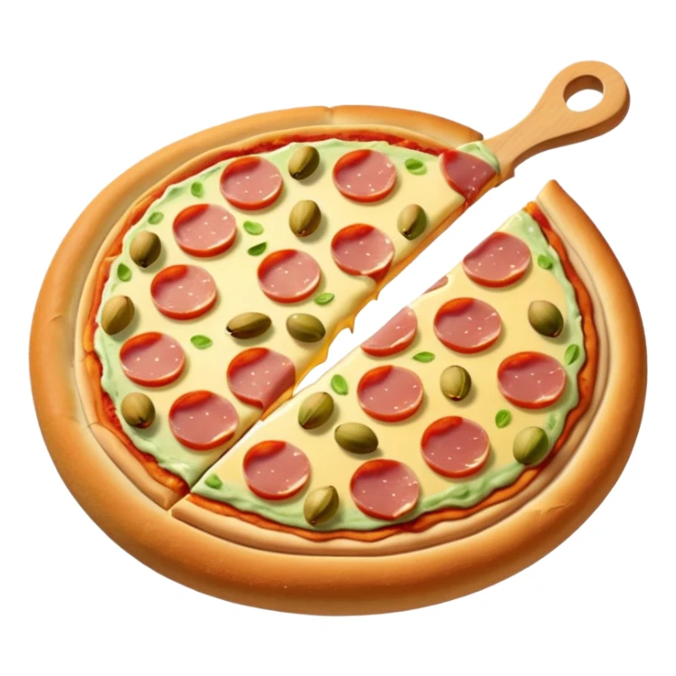 pistachio cream, jambon beurre, pizza sticker