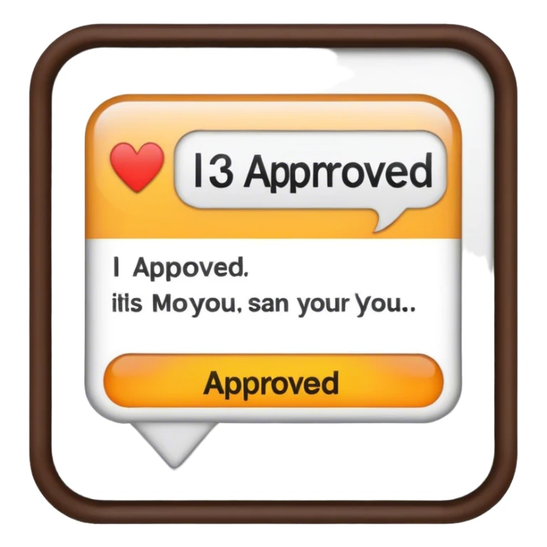 U.S. Immigration giving a text that says "I-130 Approved"  sticker