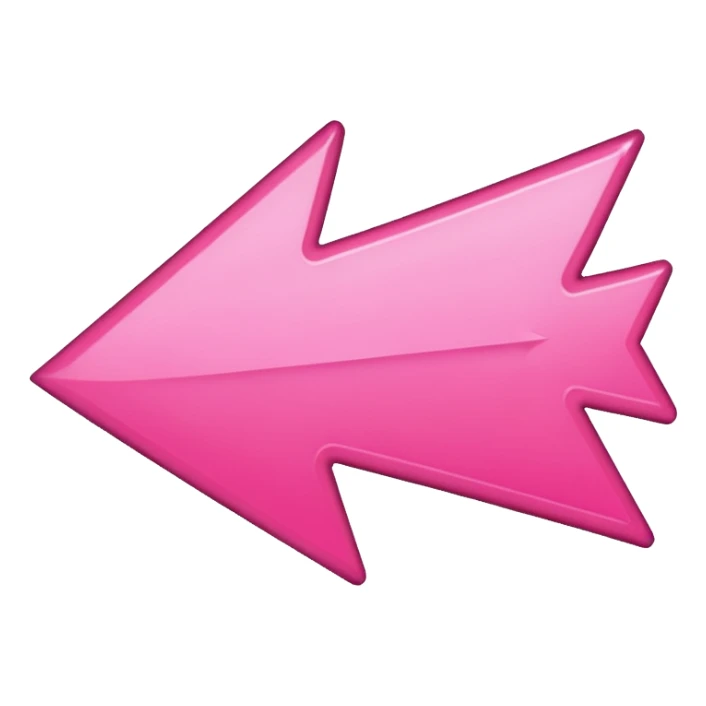 Arrow chart pink emoji  make realistic erase the arrow sticker