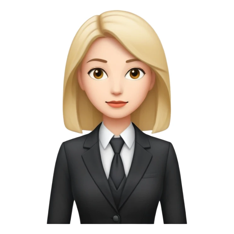 professional businesswoman in a suit sticker