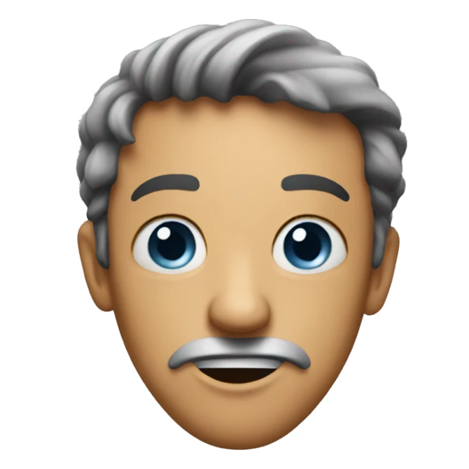 squinty eyed emoji for when my friends are acting suspicious sticker