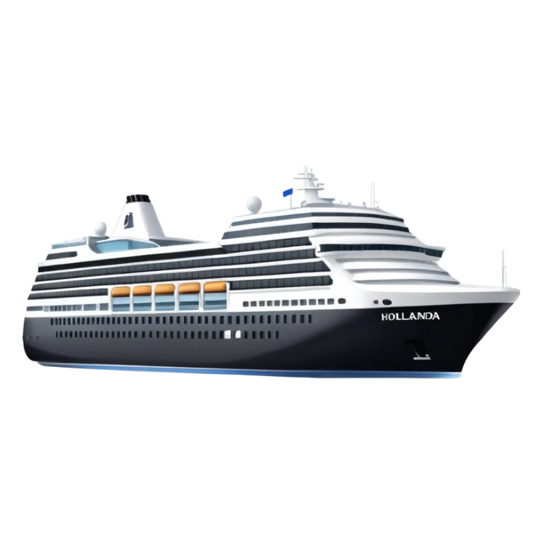 holland america cruise ship in rotterdam sticker