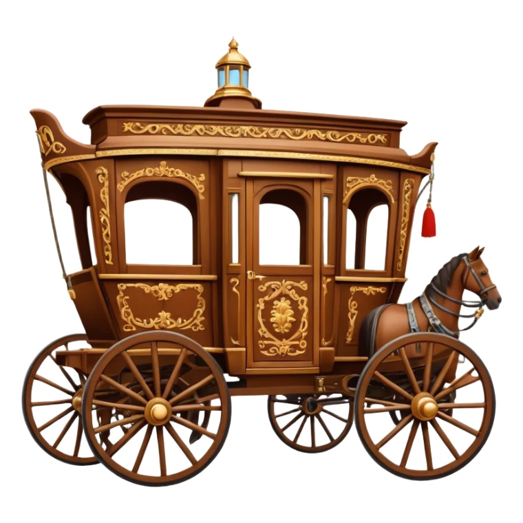 huge-horse-drawn-fancy-french-stagecoach-caravan sticker