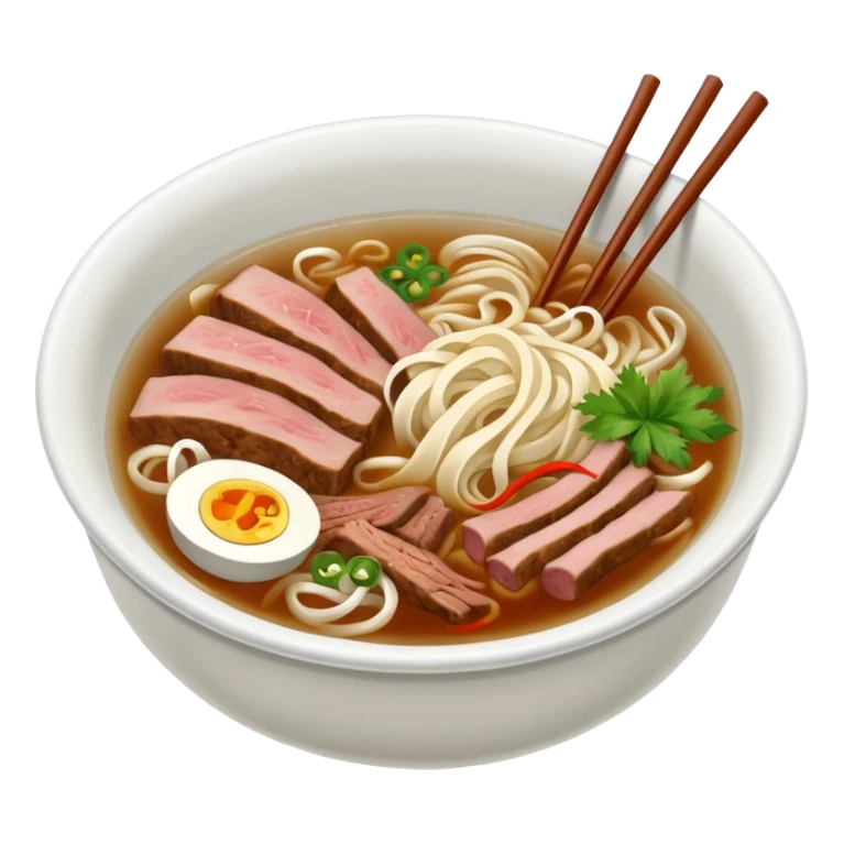 Bowl of pho sticker